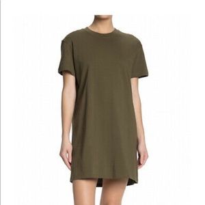 NWOT Madewell Foliage Green Tee Dress Medium